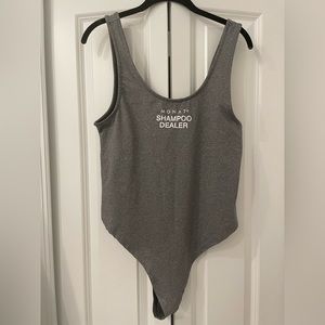 Monat ‘Shampoo Dealer” Grey Bodysuit